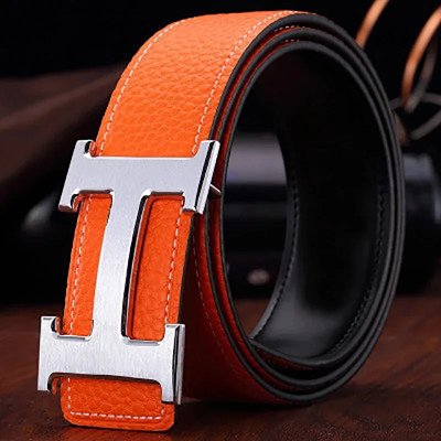 Hermes H Logo Leather Belt 8
