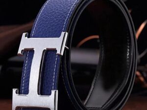 Hermes H Logo Leather Belt 4