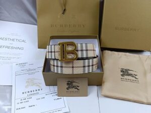 Burberry TB Premium Leather Belt 2